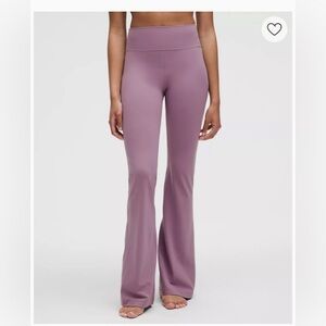 Women's High-Waisted Lululemon Flare Pants - Purple